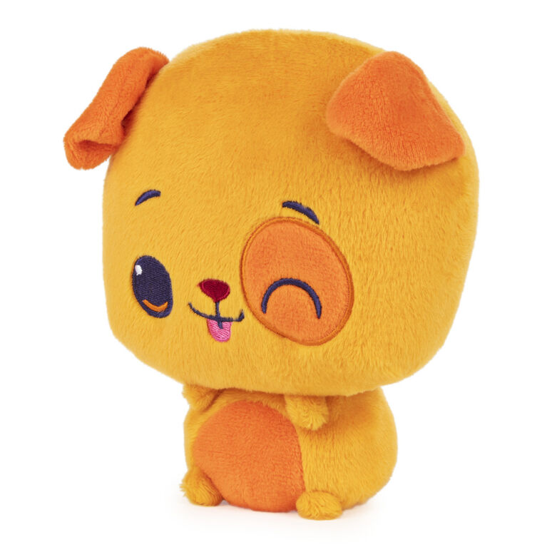 GUND Drops, Paulie Pup, Expressive Premium Stuffed Animal Soft Plush Pet, Orange, 6"