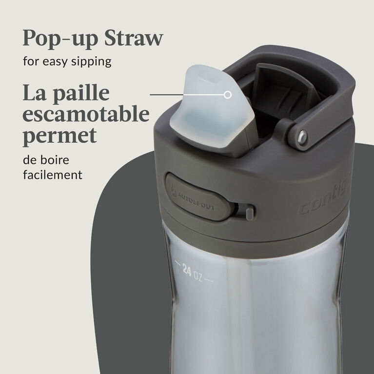 Bouteille d’eau Contigo Ashland 2.0, 709 mL (24 oz), couvercle AUTOSPOUT, saké