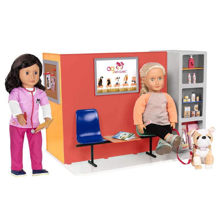 Healthy Paws Vet Clinic, Our Generation, Clinique vétérinaire pour poupées de 18 po