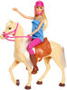Barbie - Poupée et cheval.