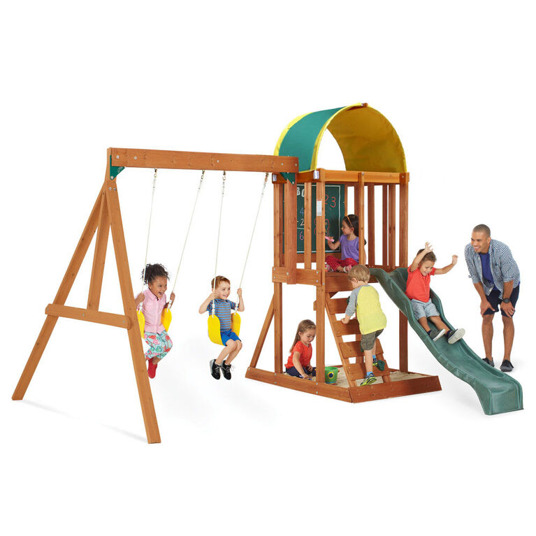 KidKraft Andorra Wooden Swing Set - R Exclusive