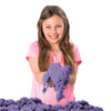 Kinetic Sand, coffret Bac à sable avec 454 g (1 lb) de sable Kinetic Sand violet et 3 moules