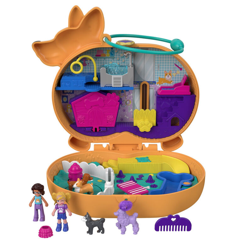 Polly Pocket Corgi Cuddles Compact