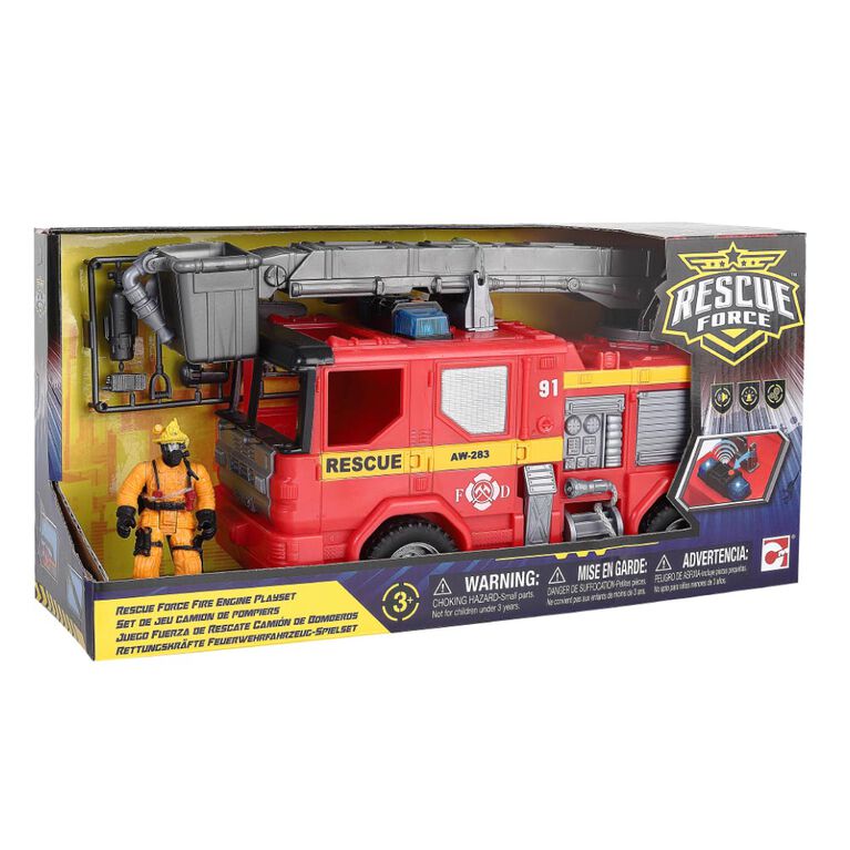 Rescue Force Fire Engine Playset
