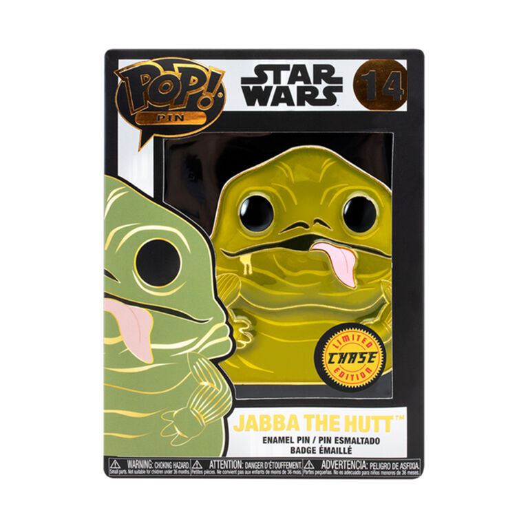 Badge émaillé Jabba The Hutt par Funko Pop! Star Wars