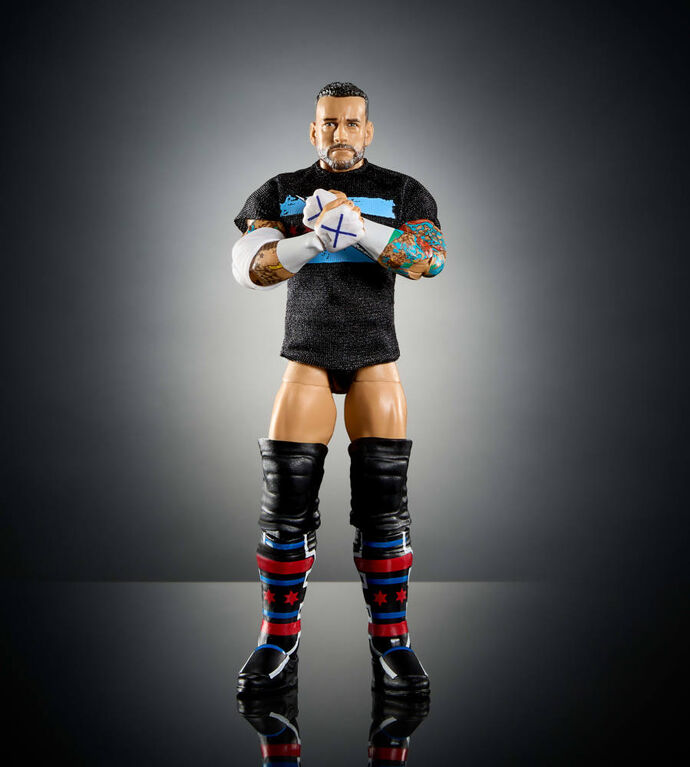 WWE-Élite CM Punk-Figurine articulée 15cm Series115
