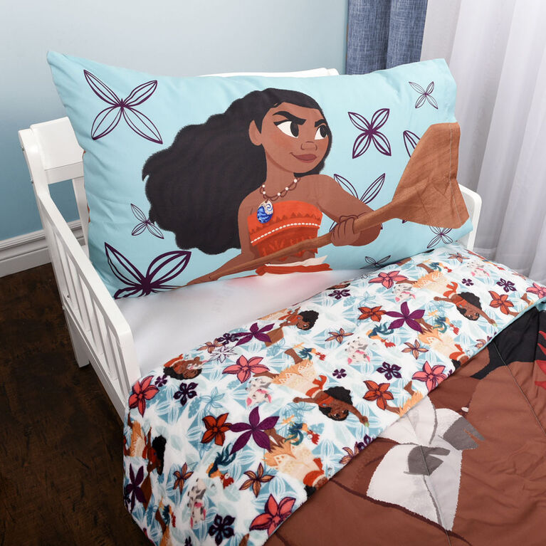 Disney Moana 2-Piece Toddler Bedding Set including Comforter and Pillowcase