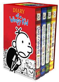 Diary of a Wimpy Kid Box of Books 1-4 Revised - Édition anglaise