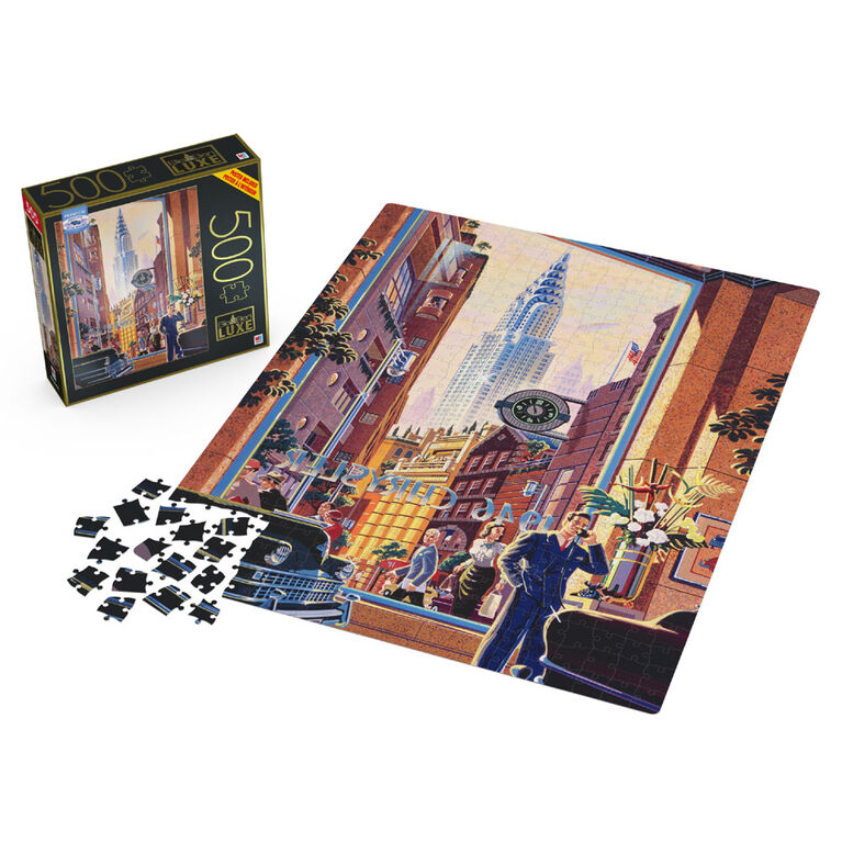 Big Ben 500-Piece Jigsaw Puzzle, Chrysler Building