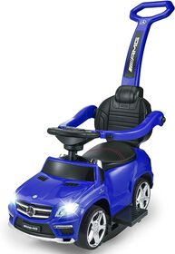 Voltz Toys Mercedes-Benz AMG GL63 4-in-1 Push Pedal Car, Blue