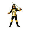 Gold Ninja Costume Size Medium (8-10)