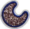 Patches: Icon Pack: Purple Fluffy Heart Patches and Glitter Moon Rose Gold Patches