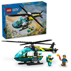 LEGO City Emergency Rescue Helicopter Building Kit 60405