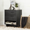 Fynn Nightstand with Drawers Gray Oak