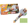 Nerf Zombie Strikeout Dart Blaster, 8 Nerf Elite Darts, Foam Blade, Pull Back Priming, Outdoor Games