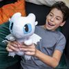 How To Train Your Dragon, Squeeze & Growl Lightfury, 10-inch Plush Dragon with Sounds - R Exclusive