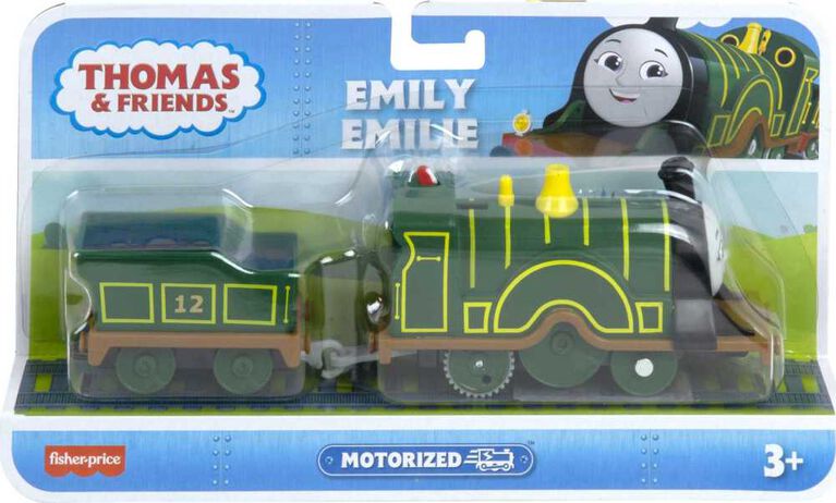 Thomas & Friends Emily Motorized Toy Train Engine with Tender for Preschool Kids