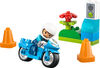 LEGO DUPLO Ma Ville La Moto de Police Bleue, Ensemble de Jeu, Jouet d'Apprentissage des V&eacute;hicules pour les Tout-Petits 10471