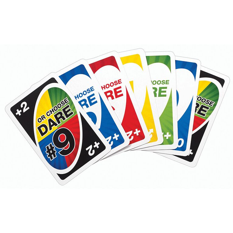 Jeu de cartes UNO Dare - les motifs peuvent varier