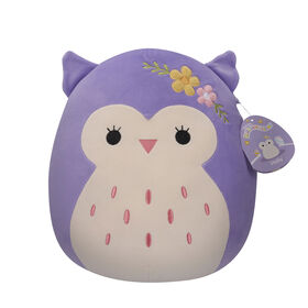 Squishmallows de 30,4 cm P&acirc;ques - Holly hibou violet