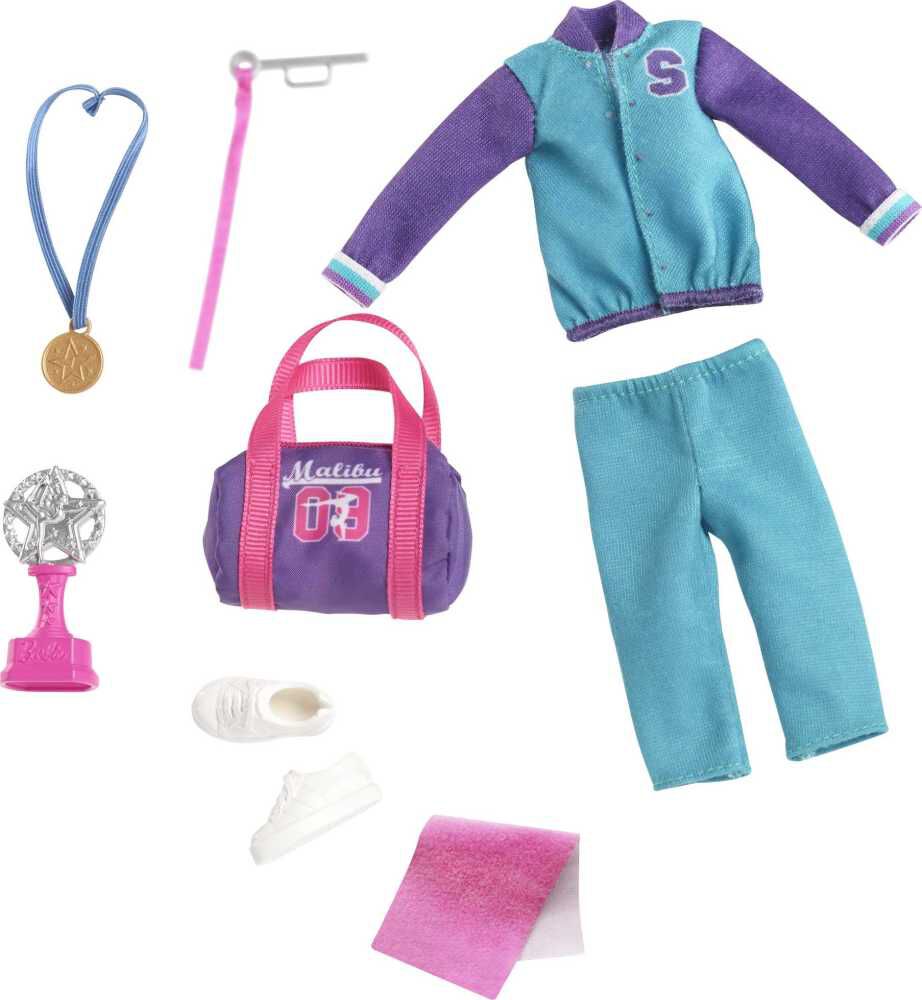 barbie team stacie doll gymnastics playset with accessories