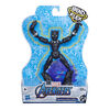 Marvel Avengers Bend And Flex Action Figure Toy, 6-Inch Flexible Black Panther Figure