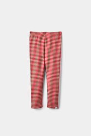Brushed Inside Legging Red Gingham 3-4Y