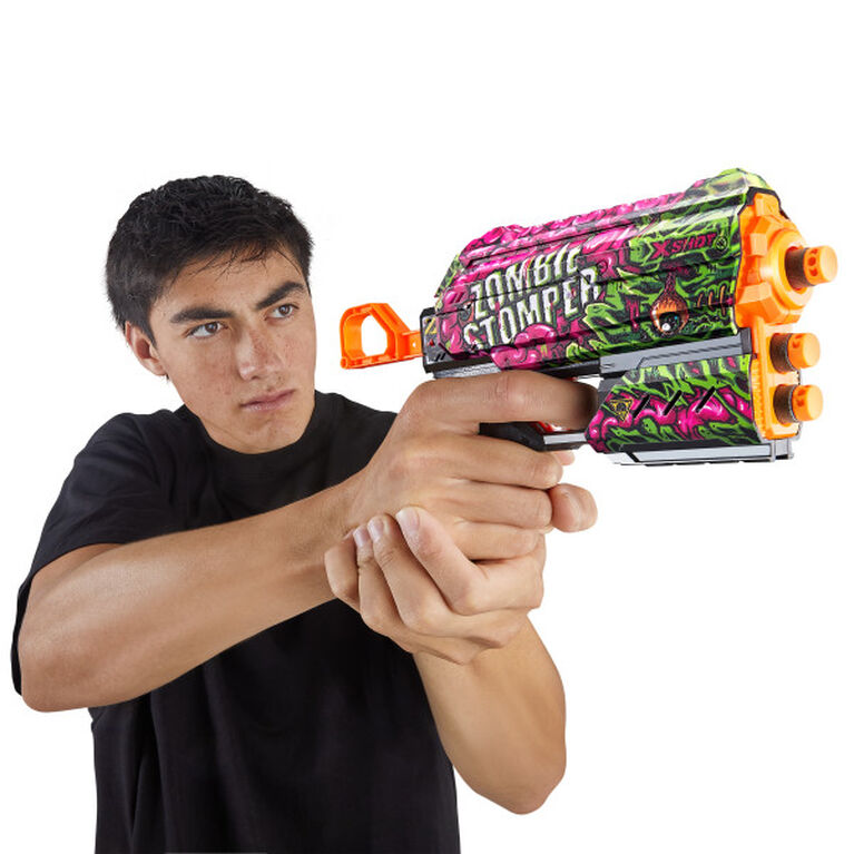 Zuru X-Shot Skins Flux Dart Blaster - Zombie Stomper (8 Darts)