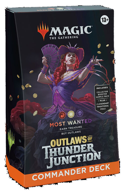 Magic the Gathering "Outlaws of Thunder Junction" Commander Deck - English Edition - 1 per order, style may vary (Each sold separately, selected at Random)