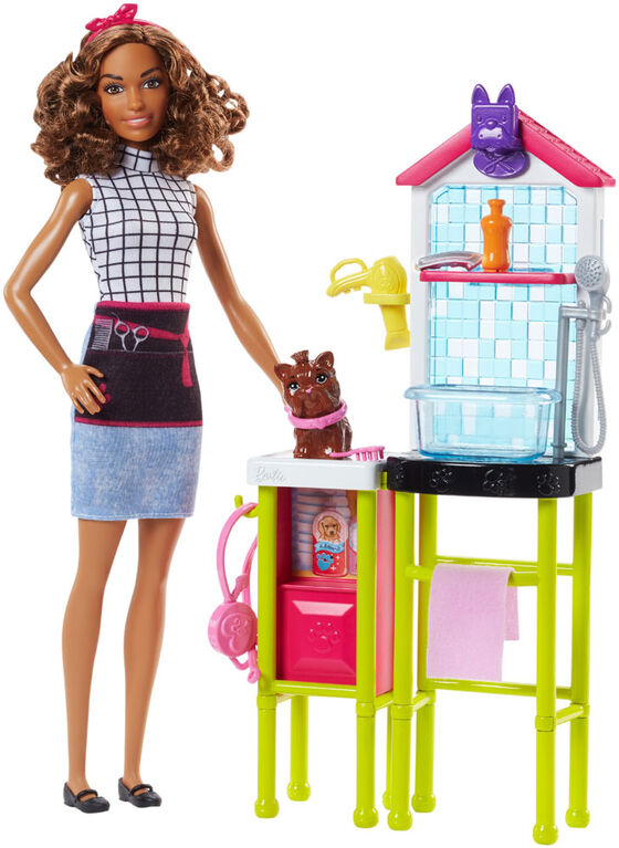 Barbie Pet Groomer Doll Playset