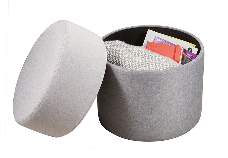 Kvell Split Storage Stool/Grey