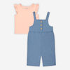 Rococo 2 Piece Top OveralLong Sleeveet Blue 2-3