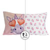Oreiller de corps en peluche Emoji 18"x36", Licorne