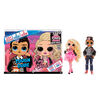 Poupées-mannequins LOL Surprise OMG Movie Magic, emballage de 2 poupées : Tough Dude et Pink Chick avec 25 surprises