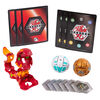 Bakugan Starter Pack 3-Pack, Pyrus Fangzor, Collectible Transforming Creatures