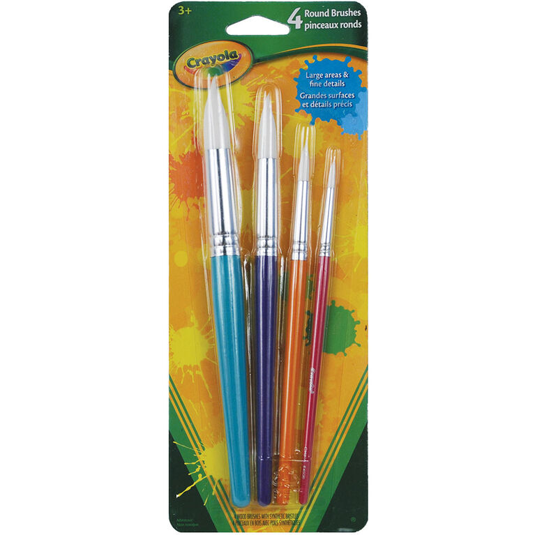 Round Brush Set - 4 count