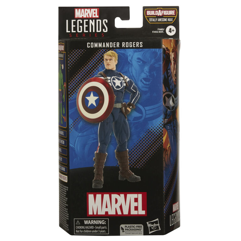 Marvel Legends Series Marvel Comics Commander Rogers 6-Inch Action Figures