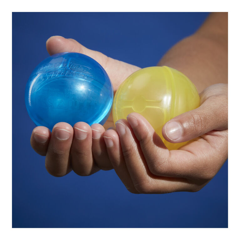 Nerf Super Soaker Hydro Balls, pack de 6 balles d'eau réutilisables,  recharge rapide, 2 couleurs
