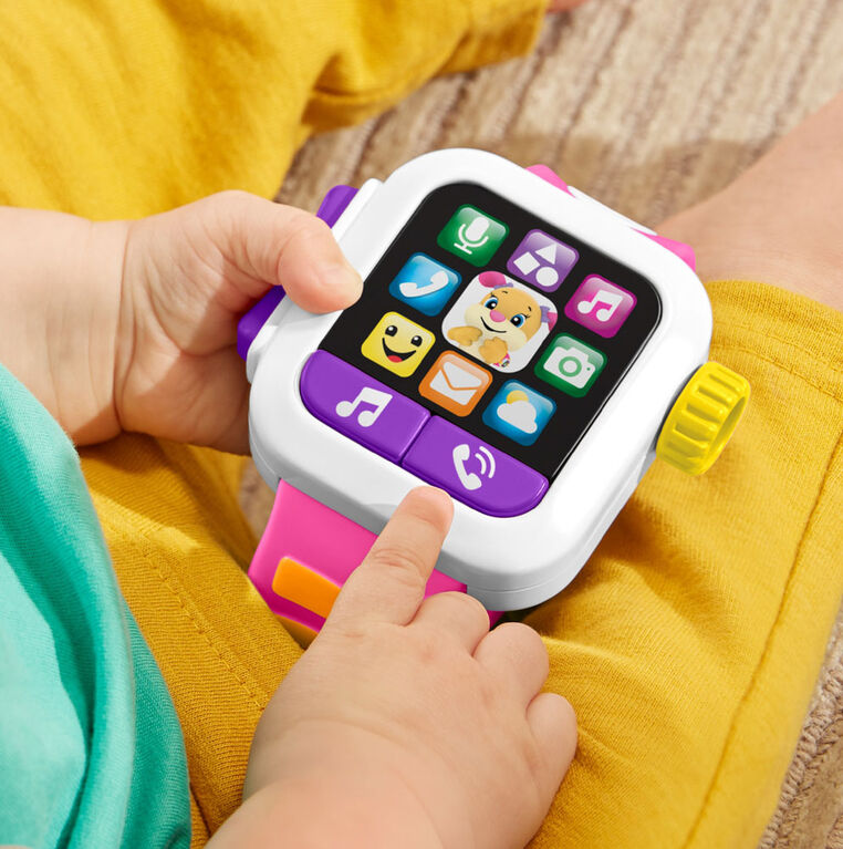 Fisher-Price Laugh & Learn Time to Learn Smartwatch - English Edition