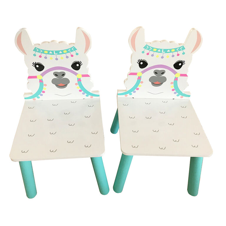 Lama Table d'Activité avec 2 Chaises