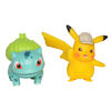 Detective Pikachu Battle Figure Packs - 2" Pikachu #2 & 2" Bulbasaur