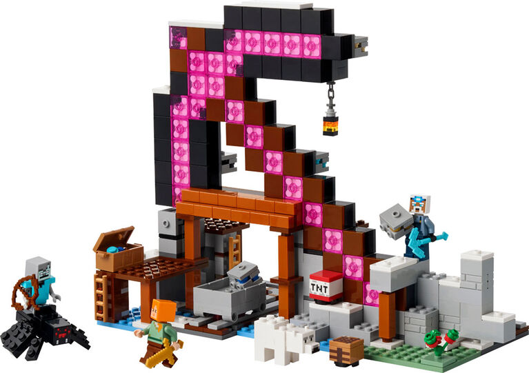 LEGO Minecraft The Pickaxe Mine Kids Toy - Pretend Play Gift Idea for Kids 8+ - 21277