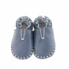 Tickle-toes Chaussons de cuir pour bébé classique bleu - 12-18 mois.
