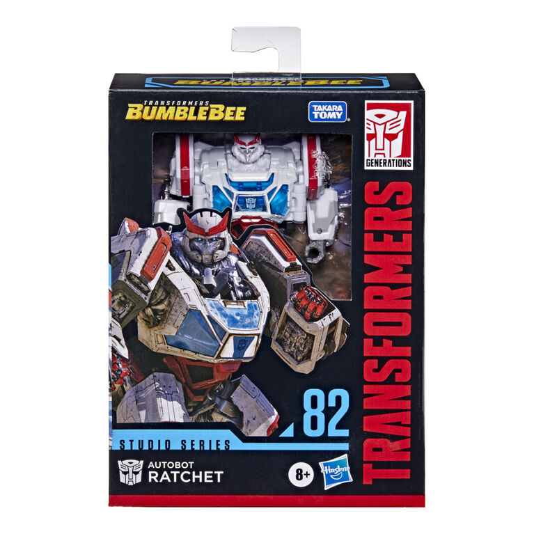 Transformers Toys Studio Series 82 Deluxe Transformers: Bumblebee Autobot Ratchet