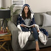 NHL Winnipeg Jets Hooded Wearable Throw Blanket, 50" x 70"
