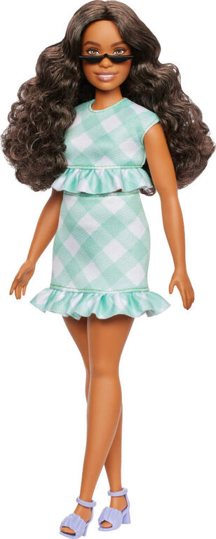 Barbie-Poupée Barbie Fashionistas Robe Vert Menthe-avec lunettes