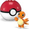 MEGA  Pokémon  Figurine articulée  Salamèche, Pokéball (16 pièces)