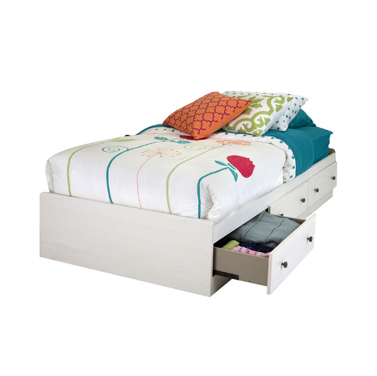 Country Poetry Mate S Platform Storage Bed With 3 Drawers White Wash Toys R Us Canada Country Poetry Mate S Platform Storage, White Twin Storage Bed Canada