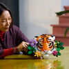 LEGO Art La Collection de la Faune - Le Tigre, Cadeau de Pendaison de Crémaillère pour une Nouvelle Maison, Idée de Décoration Florale 31217