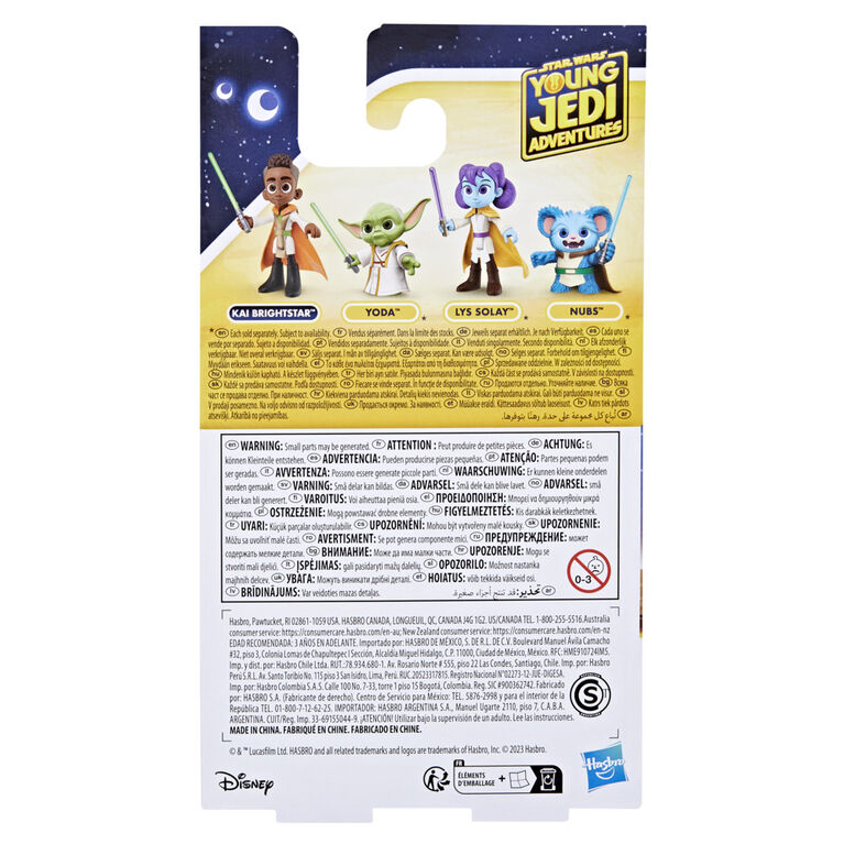 Star Wars Young Jedi Adventures Kai Brightstar Action Figure, Star Wars Toys, Preschool Toys (4 Inch-Scale)